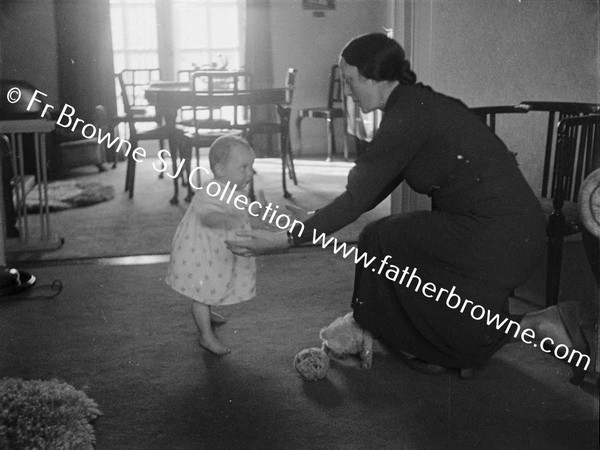 DEIRDRE CLARKE ON HER FIRST BIRTHDAY WITH HER MOTHER